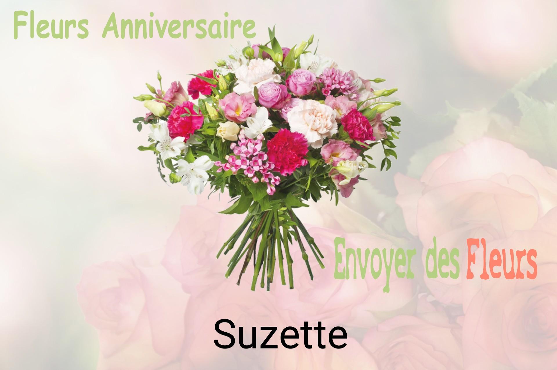 Bouquet de fleurs d’anniversaire livré à Suzette